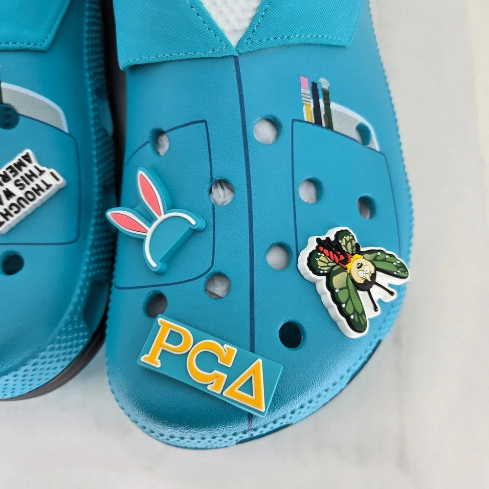 Crocs South Park Randy Marsh Classic Clog Teal Blue Mens 8 Womens 10 211502-90H